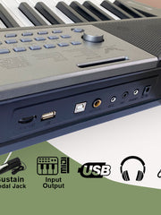 Load image into Gallery viewer, Angelet 61 Keys Electronic Keyboard Piano Led Light  XTS-690F