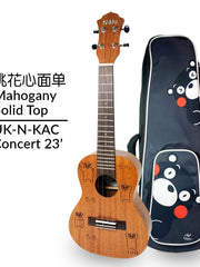 Load image into Gallery viewer, Nalu Kumamon KAC Ukulele 23' Concert Mahogany Solid Top