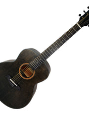 Load image into Gallery viewer, NILI Acoustic travel Guitar 36 inches Solid top Spruce Wood Black Mahogany body 360S