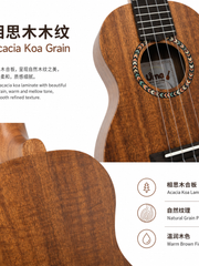 Load image into Gallery viewer, Uma Ukulele 21' Soprano Acacia Koa UMA UK-04S