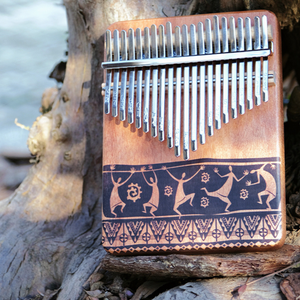 TODO 21 KEYS MAHOGANY WOOD DEMOCRATIC DANCE STYLE KALIMBA拇指琴 - Free Engraving 免费定制雕刻