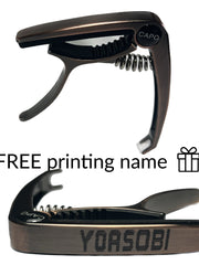 Load image into Gallery viewer, High Quality Metal Guitar Capo + Free Printing name
