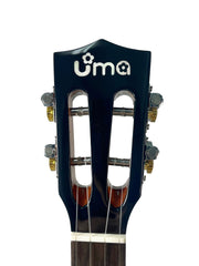 Load image into Gallery viewer, Uma Ukulele 23&#39; Concert Full Solid Mahogany Gloss UMA UK-20SC-Black + EQ (EQUALIZER)
