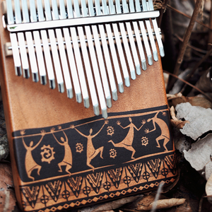TODO 21 KEYS MAHOGANY WOOD DEMOCRATIC DANCE STYLE KALIMBA拇指琴 - Free Engraving 免费定制雕刻