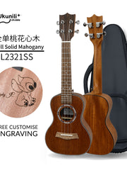 Load image into Gallery viewer, Ukunili 23" Concert Ukulele All Solid Mahogany Open Pore UNL2321SS