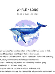 Load image into Gallery viewer, TODO Ukulele 26&#39; Tenor Whale Acacia wood Full Solid + EQ (EQUALIZER)
