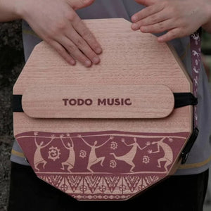 TODO 3-in-1 Travel Cajon Drum with Dancing Figure CTD-204