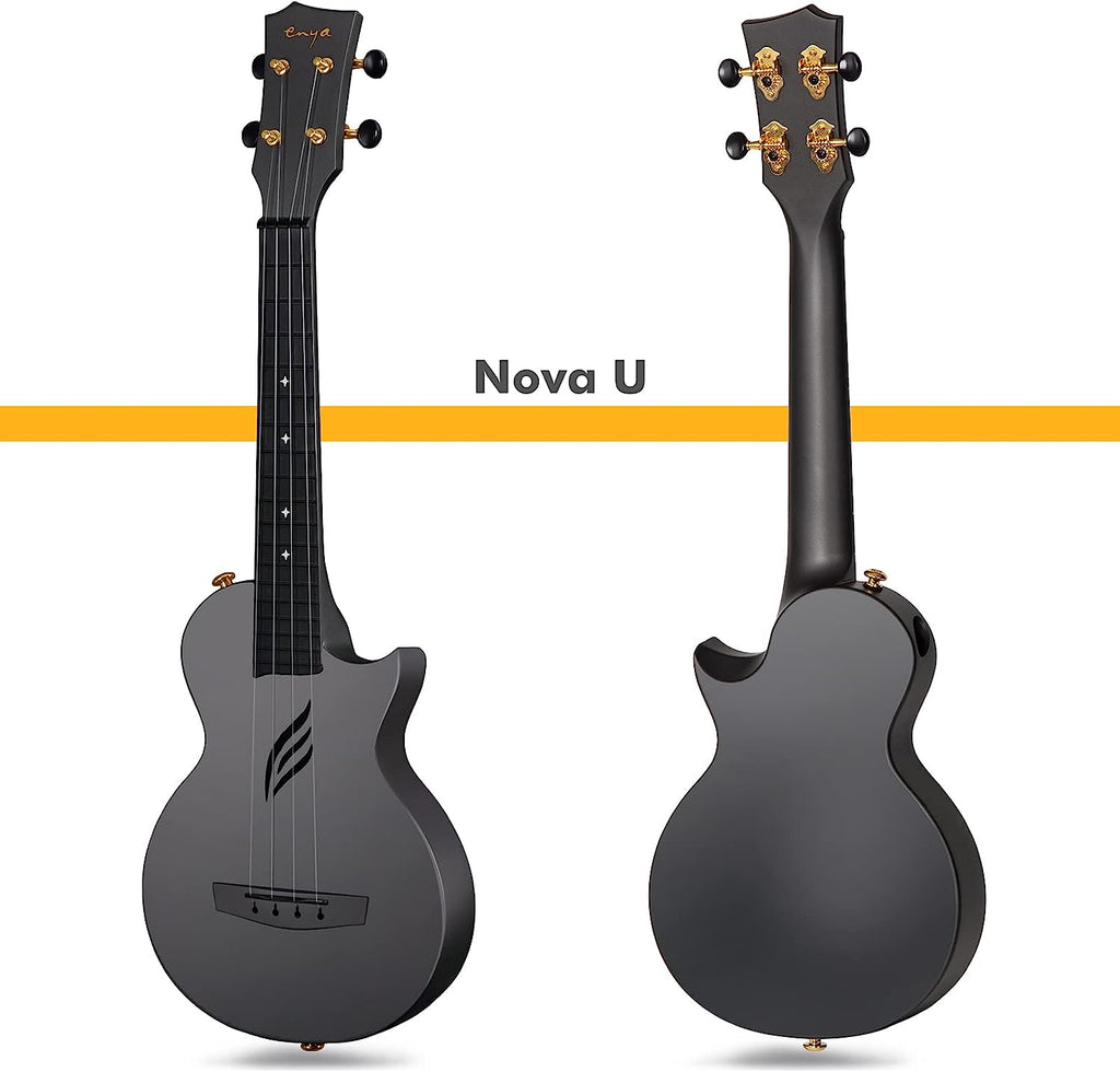 ENYA Ukulele Nova U Mini Carbon Black Ukunili Ukulele Malaysia