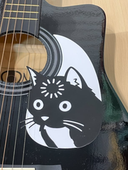 Load image into Gallery viewer, Meme Cat Acoustic Guitar Pickguard | Cute Cat Guitar Guard | 防刮木吉他护板 | Pelindung Gitar