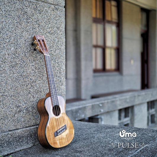 Uma Ukulele 26'Tenor Full Solid Koa wood UMAPulseKT
