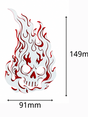 Load image into Gallery viewer, Pickguard Gitar Tengkorak untuk Gitar Akustik | Pelindung Calar Hiasan vol 2 ｜Skull Guitar Pickguard for Acoustic Guitar | Scratch Protection &amp; Decorative Accessory Vol. 2  ｜ 骷髅吉他护板，适用于木吉他｜防刮保护装饰配件 Vol. 2
