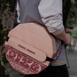 TODO 3-in-1 Travel Cajon Drum with Dancing Figure CTD-204