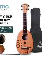 Load image into Gallery viewer, Uma Ukulele 23&#39; Concert Mahogany Solid Top UMA-FL03CP + EQ (EQUALIZER)
