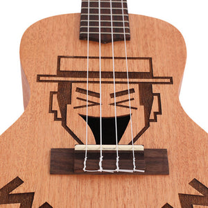 Uma Ukulele 23' Concert Mahogany wood Uma-MaShuShu + EQ (EQUALIZER)