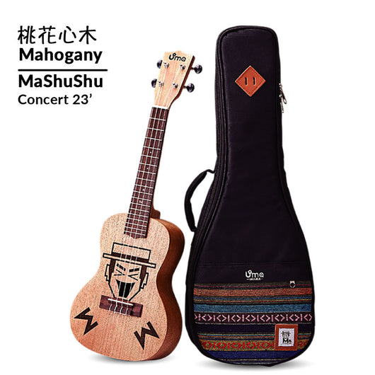 Uma Ukulele 23' Concert Mahogany wood Uma-MaShuShu + EQ (EQUALIZER)
