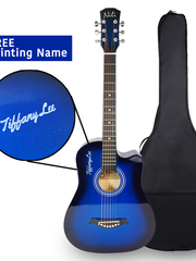 Load image into Gallery viewer, Nili Acoustic Guitar 38 inches Blue
