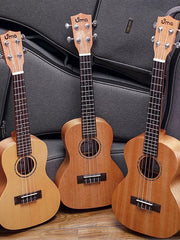 Load image into Gallery viewer, Uma Ukulele 26&#39; Tenor Mahogany Solid Top  UMA UK-05ST + EQ (EQUALIZER)
