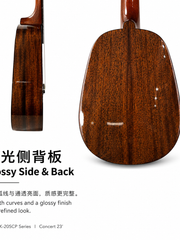 Load image into Gallery viewer, Uma Ukulele 23' Concert Full Solid Mahogany Pineapple Blue UMA UK-20SCP