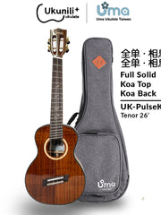 Load image into Gallery viewer, Uma Ukulele 26'Tenor Full Solid Koa wood UMAPulseKT