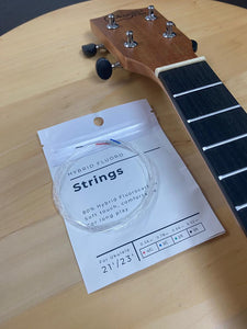 80% Hybrid Fluorocarbon Ukulele Strings | Durable Stable Tuning | Smooth Feel｜21 23 Inch Soprano Concert｜Accessories