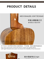 Load image into Gallery viewer, Uma Ukulele 26'Tenor Full Solid Acacia Koa UMA-ClassicsST