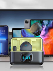 Load image into Gallery viewer, Magnetic Button Wireless Lavalier Microphone Outdoor Radio Recording Live Streaming Device Mobile Phone Noise
