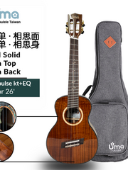 Load image into Gallery viewer, Uma Ukulele 26&#39;Tenor Full Solid Koa wood UMA-PulseKT + EQ (EQUALIZER)

