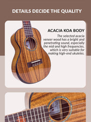 Load image into Gallery viewer, Uma Ukulele 26'Tenor Full Solid Acacia Koa UMA35ST