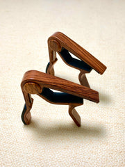 Load image into Gallery viewer, PUNK Ukulele Capo WOOD/BLACK
