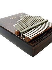 Load image into Gallery viewer, Hluru 17 keys Full Solid Walnut Wood Bottom Sound Hole Kalimba
