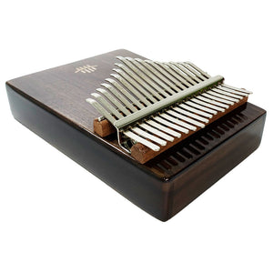 Hluru 17 keys Full Solid Walnut Wood Bottom Sound Hole Kalimba