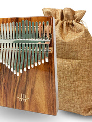 Load image into Gallery viewer, Hluru 17 keys Full Solid Koa Wood Bottom Sound Hole Kalimba
