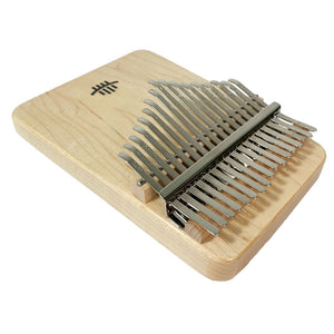 Hluru 17 keys Full Solid Maple Wood Square Kalimba