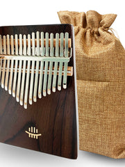 Load image into Gallery viewer, Hluru 17 keys Full Solid Rose Wood Square Kalimba
