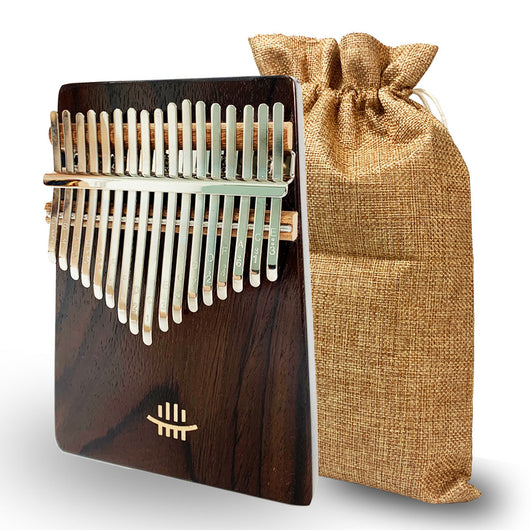 Hluru 17 keys Full Solid Rose Wood Square Kalimba