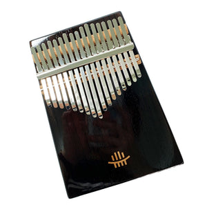 Hluru 17 keys Full Solid Rose Wood Bottom Sound Hole Kalimba