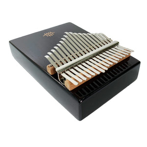 Hluru 17 keys Full Solid Rose Wood Bottom Sound Hole Kalimba