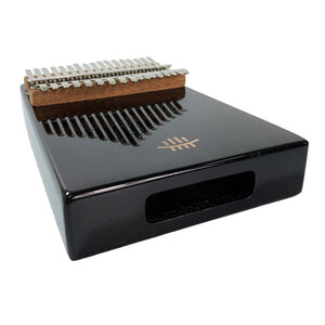 Hluru 17 keys Full Solid Rose Wood Bottom Sound Hole Kalimba