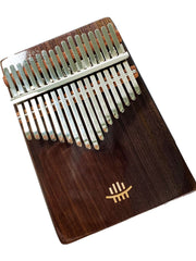 Load image into Gallery viewer, Hluru 17 keys Full Solid Walnut Wood Bottom Sound Hole Kalimba
