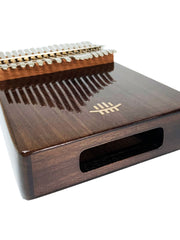 Load image into Gallery viewer, Hluru 17 keys Full Solid Walnut Wood Bottom Sound Hole Kalimba
