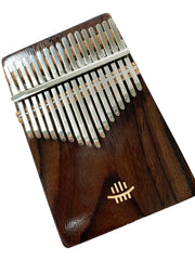 Load image into Gallery viewer, Hluru 17 keys Full Solid Rose Wood Square Kalimba

