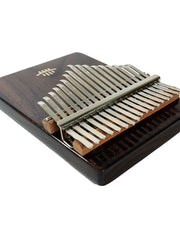 Load image into Gallery viewer, Hluru 17 keys Full Solid Rose Wood Square Kalimba
