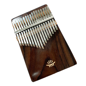 Hluru 17 keys Full Solid Rose Wood Square Kalimba