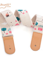 Load image into Gallery viewer, Ukulele Strap Linen Art Pattern AUS-81
