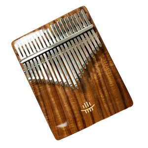 Hluru 21 keys Full Solid Koa Wood Bottom Sound Hole Kalimba