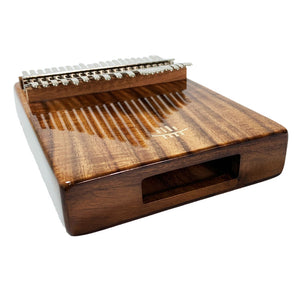 Hluru 21 keys Full Solid Koa Wood Bottom Sound Hole Kalimba