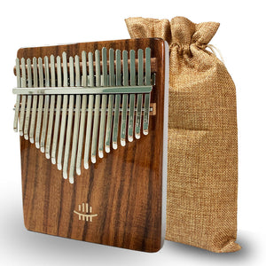 Hluru 21 keys Full Solid Koa Wood Bottom Sound Hole Kalimba