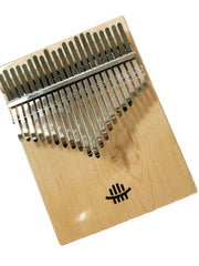 Load image into Gallery viewer, Hluru 21 keys Full Solid Maple Wood Bottom Sound Hole Kalimba
