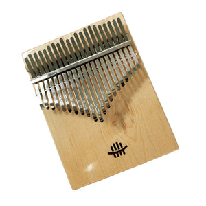 Hluru 21 keys Full Solid Maple Wood Bottom Sound Hole Kalimba