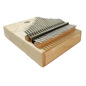 Hluru 21 keys Full Solid Maple Wood Bottom Sound Hole Kalimba